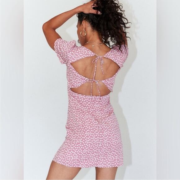 NWT Princess Polly Kacey Mini Dress in Pink Size US 10 - Picture 1 of 8